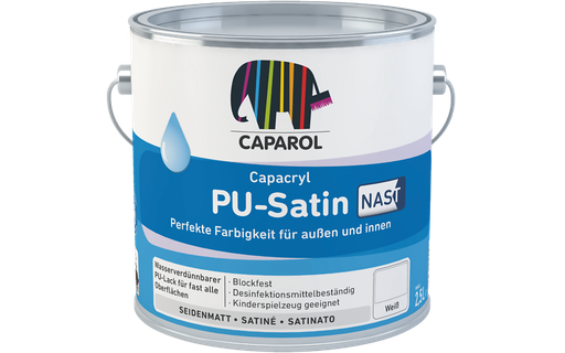 [CAP879955] Capacryl PU-Satin weiß 2,5 Ltr. NAST-Qualität