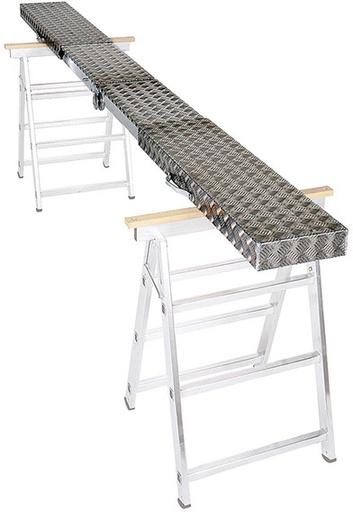 [ILL30190] Iller Aluminium Auszugsdiele 30190 1,28-4,00m