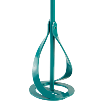 [COL40102-000] Collomix Rührer FM 120 HF türkis, für flüssige Materialien, wie Dispersionsfarben, Wandfarben, Grundierungen, etc., Mischwirkung von oben nach unten