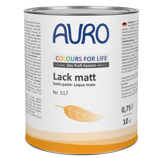 [AUR51300040] AURO Seidenmattlack 513 Basis P 750ml