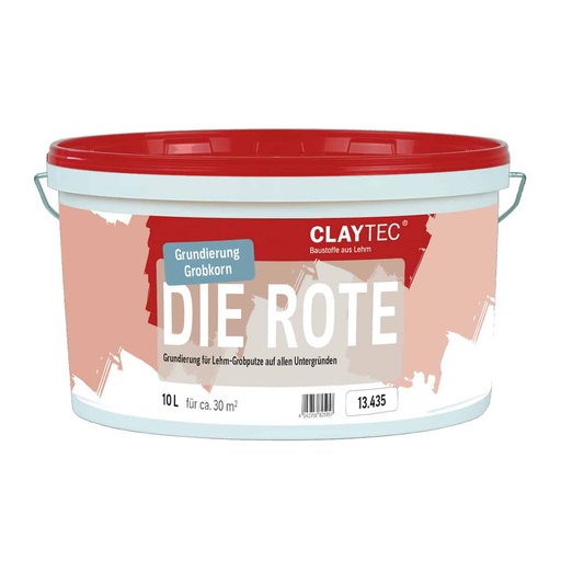 [CLA13.435] Claytec Grundierung (rot) 10 l