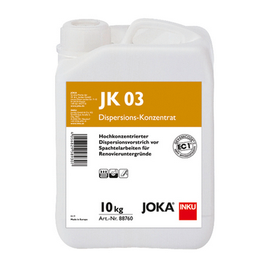 [JKLEUJK03_10] Joka JK 03 Disp. - Konzentrat 10 kgvor Spachtelarbeiten für schwach od.
