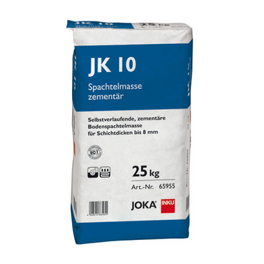 [JKLEUJK10_25] Joka JK 10 Spachtelmasse 25kg zementär bis 8mm Schichtdicke 1,6kg/m²