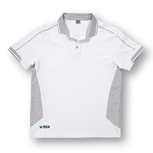 [SWAN152861] setta Active POLO-Shirt Gr. Sweiss-grau
