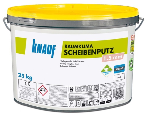 Knauf Raumklima Scheibenputz 1,5mm für innen  25 kg