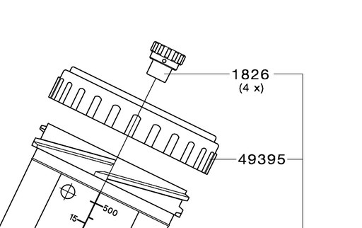 [SATA1826] SATA 1826 Packung mit 4 Tropfsperren (für Deckel 49395)