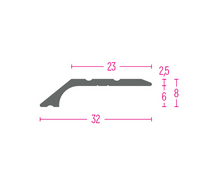 [KUE2202EO100S] Kügele Ausgleichsprofil 32mm titan 1,00m ungeb, 6,0mm 2202 EO 100 S