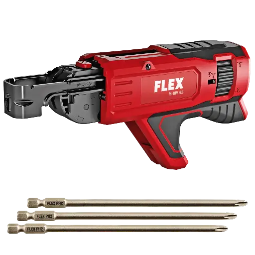 [FLX531747] Flex Schraubmagazinvorsatz M-DW55 incl. 3 Bits 531747