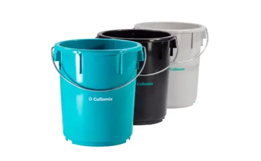 [COL60602] Collomix 34 Liter Mischeimer aus hochwertigem Kunststoff, schwarz, mit Tragebügel -mixTUB34 VPE: 10 (Kopie)