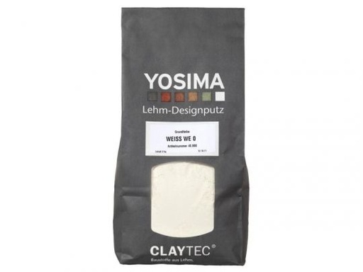 CLAYTEC YOSIMA Lehm-Designputz weiß 20 kg (Kopie)
