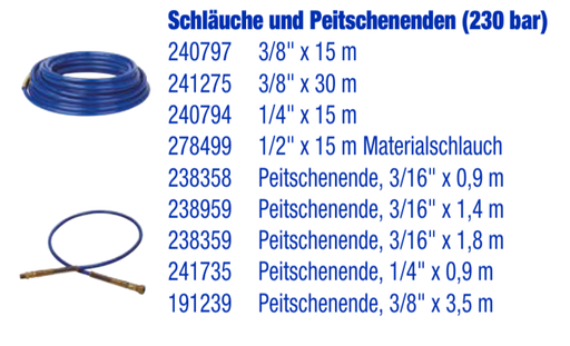 [GR277249] Mark IV / Mark V Schlauchpeitsche 90cm 1/4" 277249