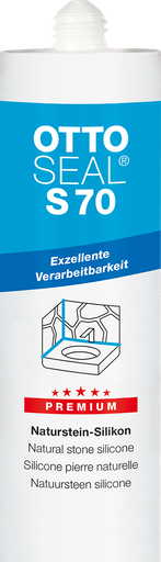 [S70-04-C71] Ottoseal S70 Natursteinsilikon C04 Schwarz 310ml (Kopie)