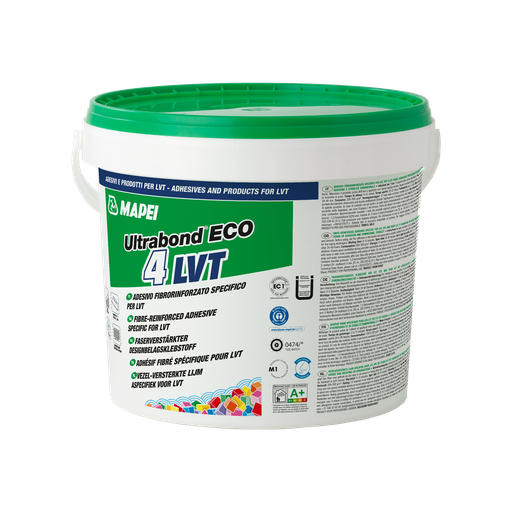 Mapei Kleber ULTRABOND ECO ZERO 4LVT  14 kg faserarmiert Microfaser Designklebstoff 250g/m²