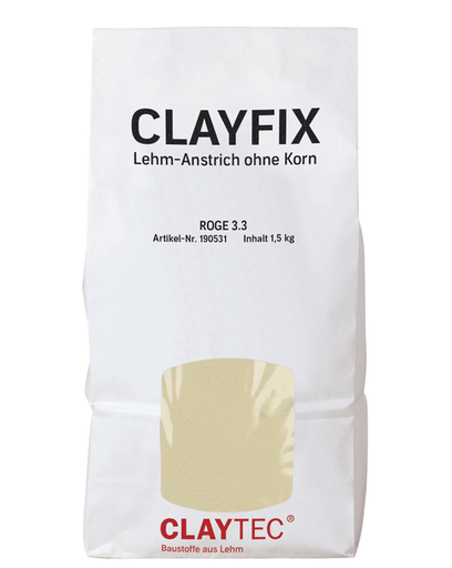 CLAYFIX Lehm-Anstrich feines Korn 1,5 kg 