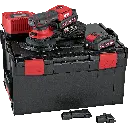 [FLX534498] FLEX 18V Akku-Exzenterschleifer mit Drehzahlregelung ORE 2-125 18-EC/2.5 Set + Schleifpapier