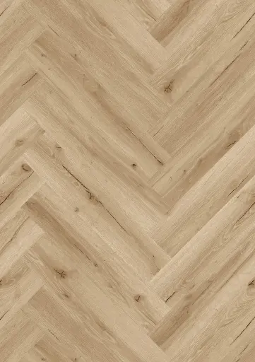 [LVTDESF7_702H] JOKA Designböden555 Wooden Styles Herringbone Click 7,0/0,55 mm m. IXPE 702H Oak Cream EIR 15x75cm
