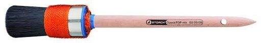 [S020904] Storch Ringpinsel Gr.04, ClassicTOP mixschw. Bo. 2x Faden-VB Profi
