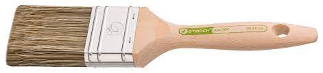 [S045475] Storch Flachpinsel 80mm LasurTOP PET/Bo.-Mix Holzstiel Profi