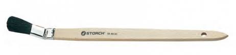 [S054915] Storch Plattpinsel 15 geb. ClassicSTAR mix schw. Bo. Silberzw. Premium