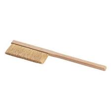 [S103210] Storch Abstaub-Handfeger 410mm helle Borste vulkanisiert Holz roh