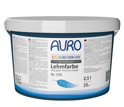 [AUR96519]  AURO Lehmfarbe 535 PG1 2,5l