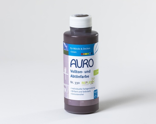 [AUR33000818] Auro Vollton- und Abtönfarbe Eisenoxid-Braun 0,5l