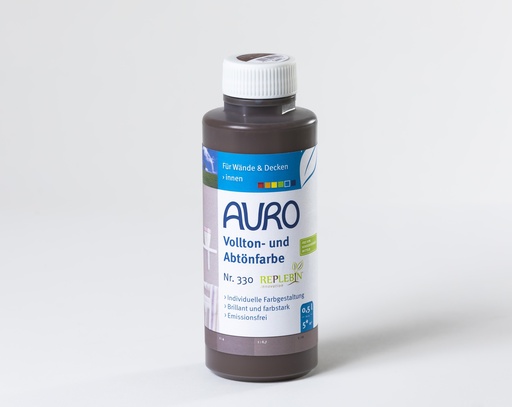 [AUR33000828] Auro Vollton- und Abtönfarbe Umbra gebrannt 0,5l