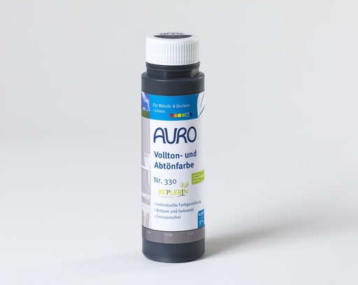 [AUR33000994] Auro Vollton- und Abtönfarbe Erd-Schwarz 0,25l