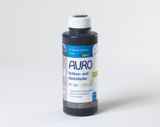 [AUR33000998] Auro Vollton- und Abtönfarbe Erd-Schwarz 0,5l