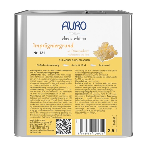 [AUR121000044] Auro Imprägniergrund 2,5l