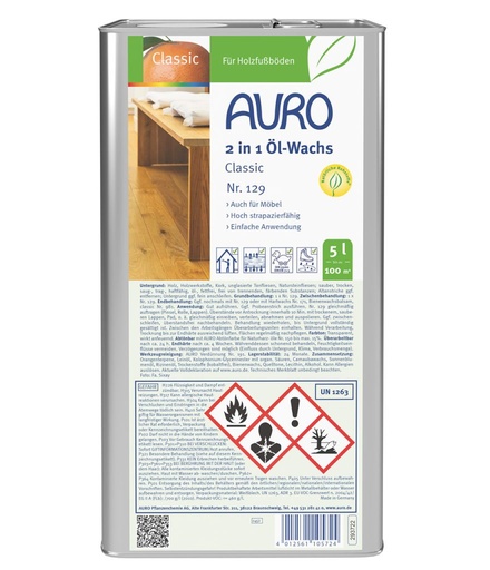 [AUR129000023] Auro 2 in 1 Öl-Wachs Classic 5l