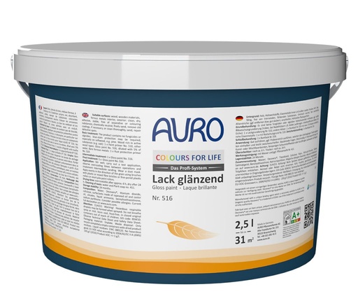 [AUR250003329] Auro Buntlack, glänzend, Englisch-Rot 2,5l