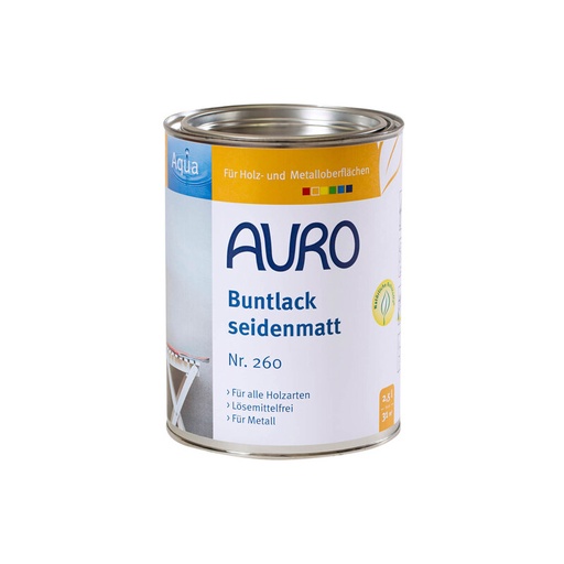 [AUR260005524] Auro Buntlack, seidenmatt, Ultramarin-Blau 0,75l