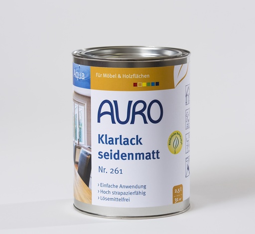 [AUR261000029] Auro Klarlack, seidenmatt 2,5l