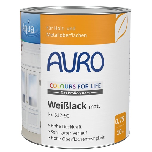 [AUR517009024] Auro CFL Weißlack, matt 0,75l