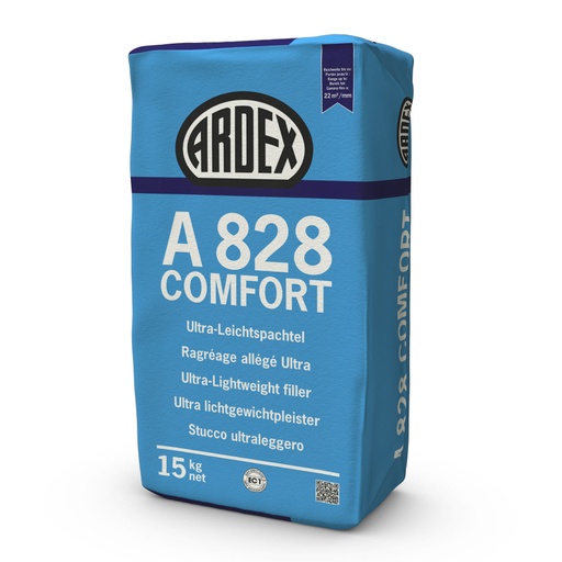 [ADX32587] ARDEX A 828 COMFORT Ultraleichtspachtel 15 kg Papiersack
