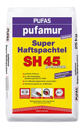 [PUF003906000] Pufas pufamur Super-Haftspachtel SH 45 premium 25 kg