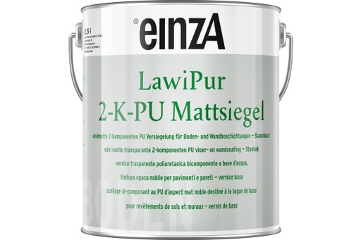 [EIN0079347] einzA LawiPur 2-K-PU Mattsiegel Stammlack 0,83l