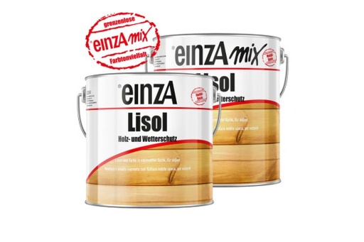 [EIN0072738] einzA Lisol HW Lasur und Farbe weiß deckend 5l