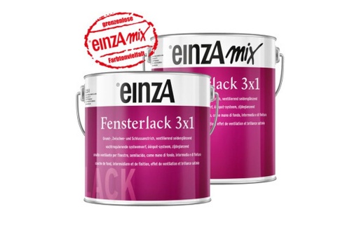 [EIN0067513] einzA Fensterlack 3 x 1 weiß 2,5l