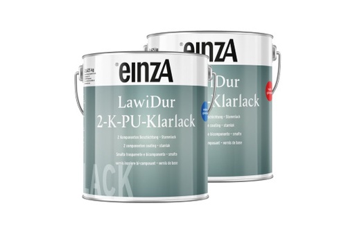 [EIN0070979] einzA Lawidur 2-K-PU-Klarlack farblos hochglänzend . Stammlack 0,875kg