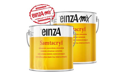[EIN5530156] einzA Samtacryl X RAL 5010 enzianblau 2,5l