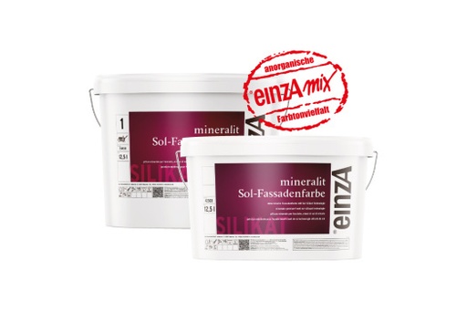 [EIN0030903] einzA mineralit Sol Fassadenfarbe weiß 12,5l SolSilikat
